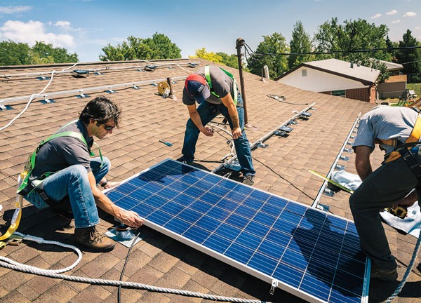 solar energy installation